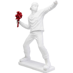 Deco Figurine Street Art Bouquet White