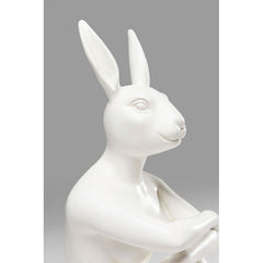 Deco Figurine Rabbit Gillie White