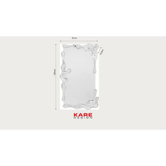 Floor Mirror Lava Silver