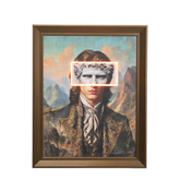 Framed Picture LED Art Gentleman