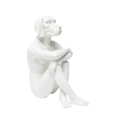 Deco Figurine Dog Marc White