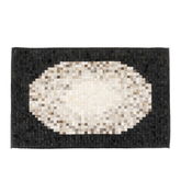 Carpet Pixel Circle Grey