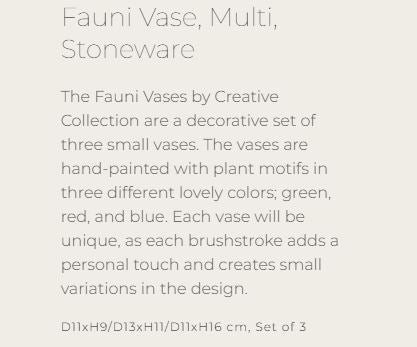 Fauni Vase