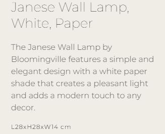 Janese Wall Lamp