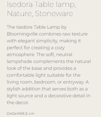 Isedora Table lamp