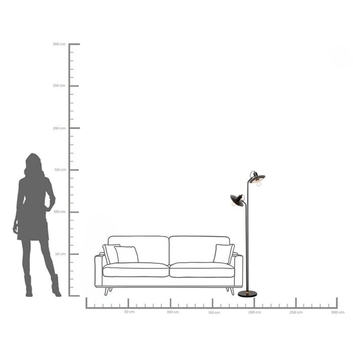 Floor Lamp Speaker Duo