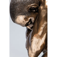 Deco Figurine Nude Man Hug Bronze