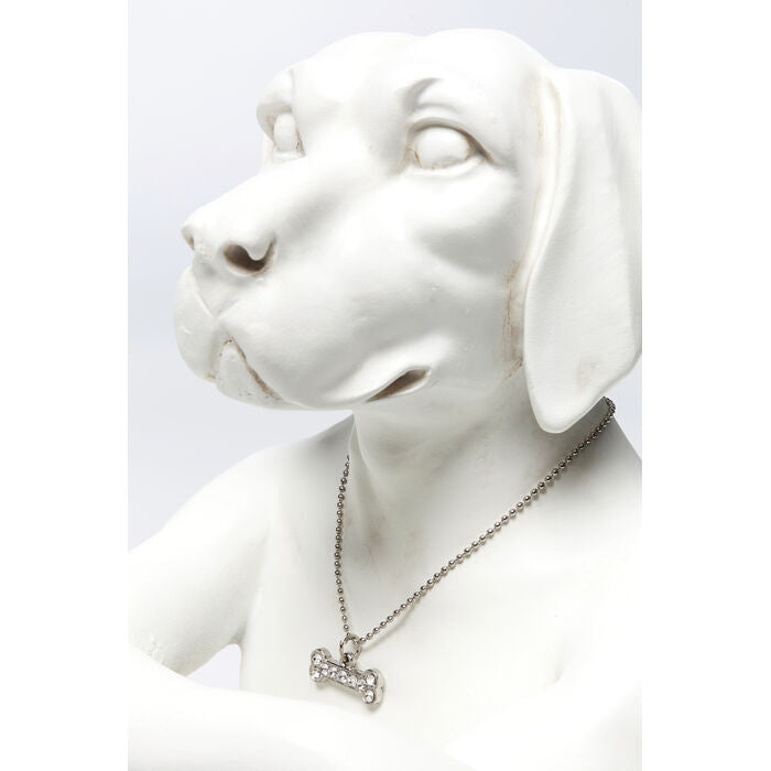 Deco Figurine Dog Marc White
