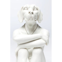 Deco Figurine Dog Marc White