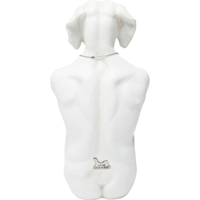 Deco Figurine Dog Marc White