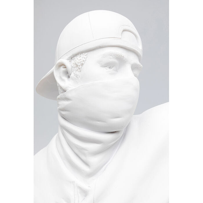 Deco Figurine Street Art Bouquet White