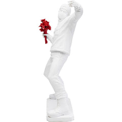 Deco Figurine Street Art Bouquet White