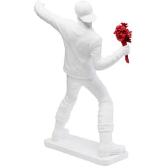 Deco Figurine Street Art Bouquet White