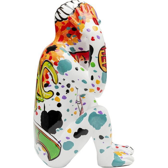 Deco Figurine Graffiti Monkey
