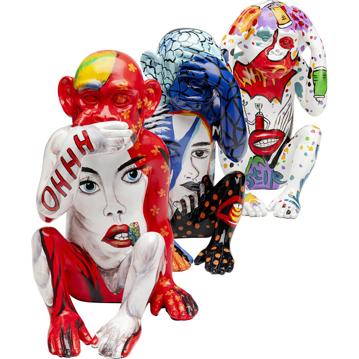 Deco Figurine Graffiti Monkey