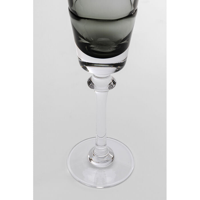 Champagne Glass Mimi Grey 24cm