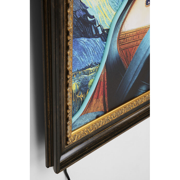Framed Picture LED Art Lady