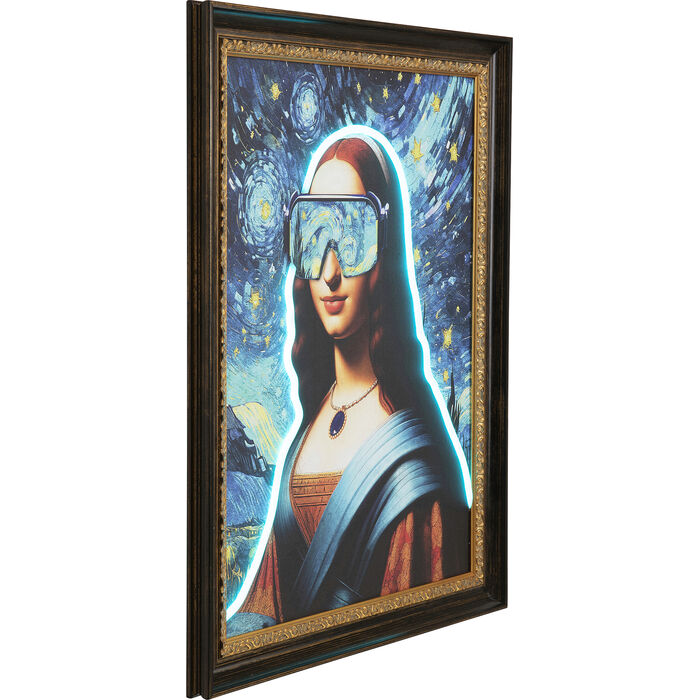 Framed Picture LED Art Lady