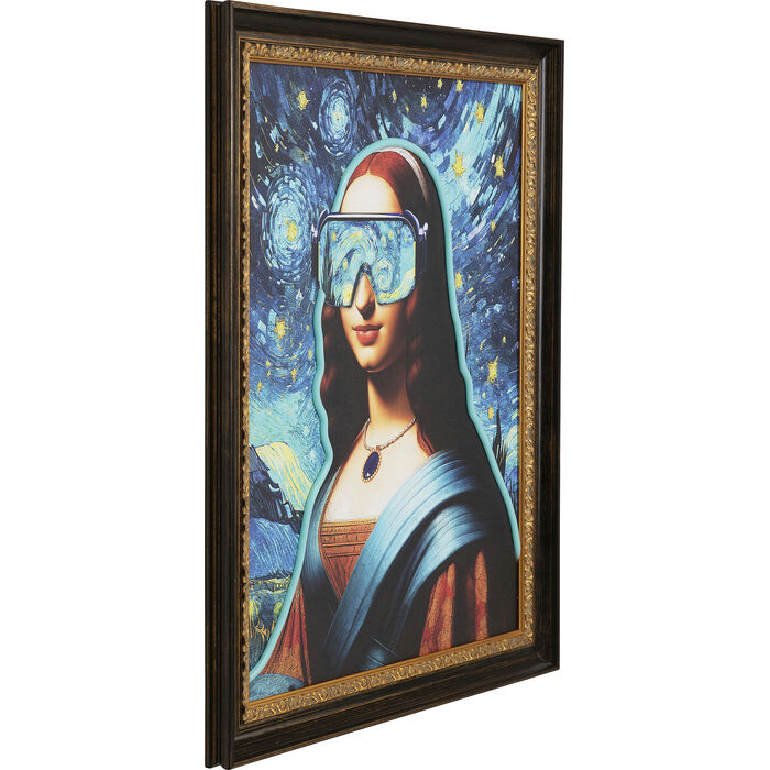 Framed Picture LED Art Lady