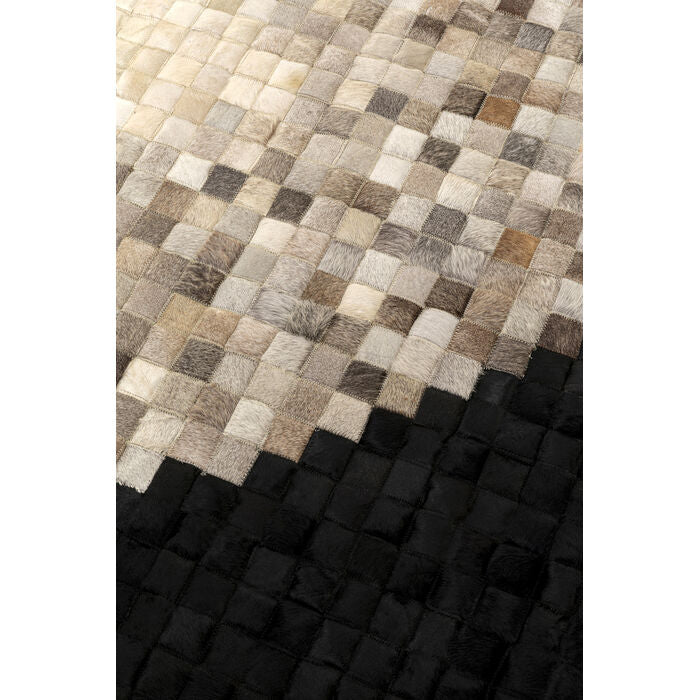 Carpet Pixel Circle Grey