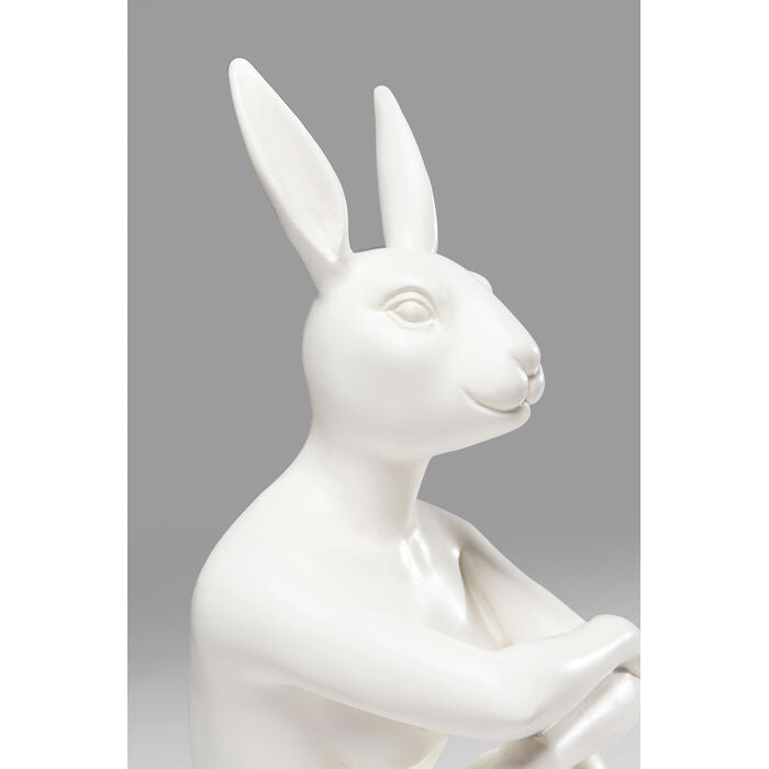 Deco Figurine Rabbit Gillie White