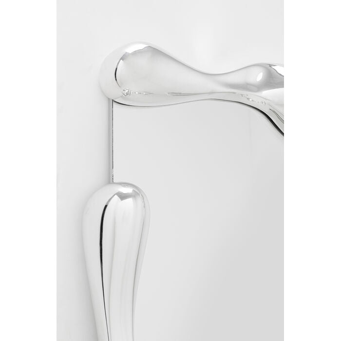 Floor Mirror Lava Silver