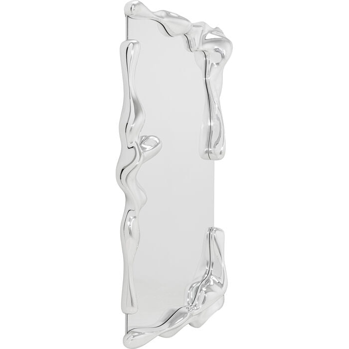 Floor Mirror Lava Silver