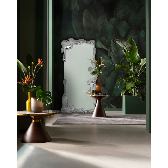 Floor Mirror Lava Silver