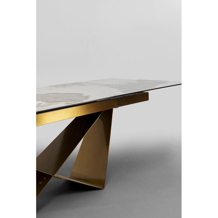 Extension Table Connesso Brass