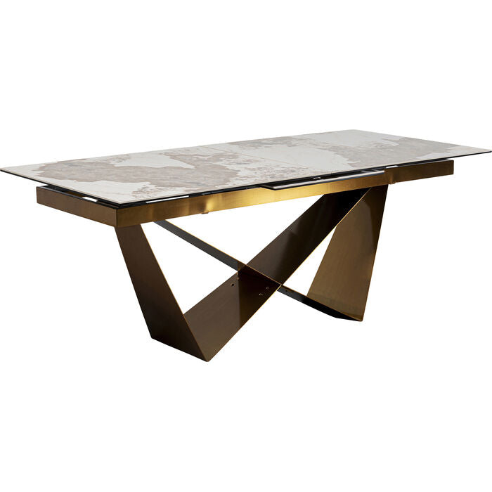 Extension Table Connesso Brass