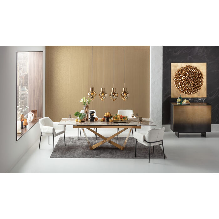 Extension Table Connesso Brass