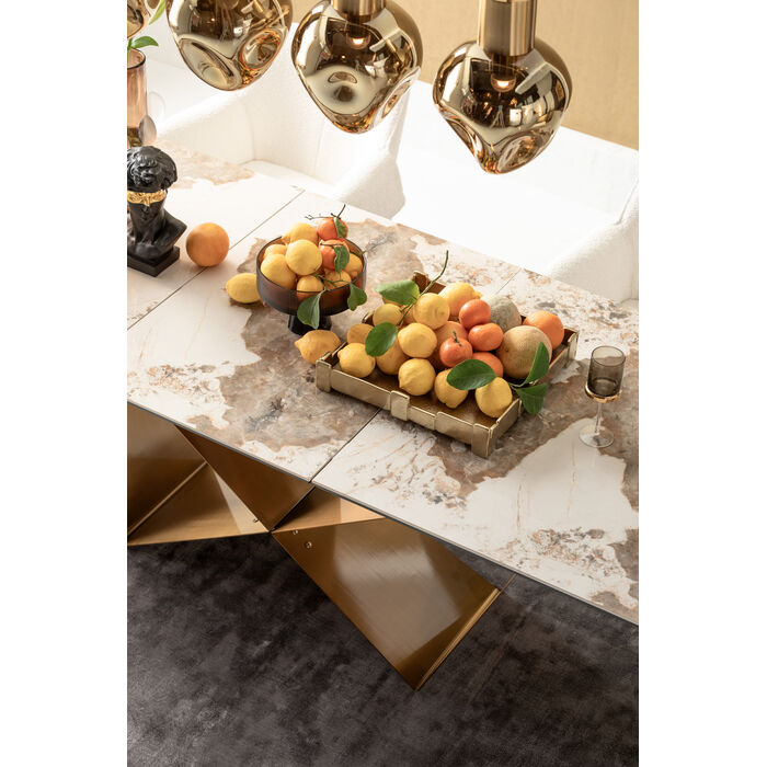 Extension Table Connesso Brass