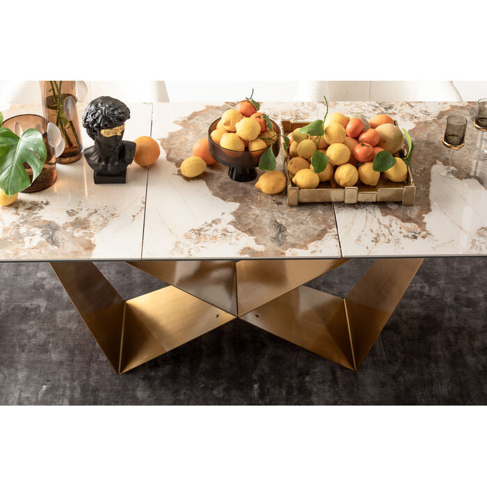 Extension Table Connesso Brass