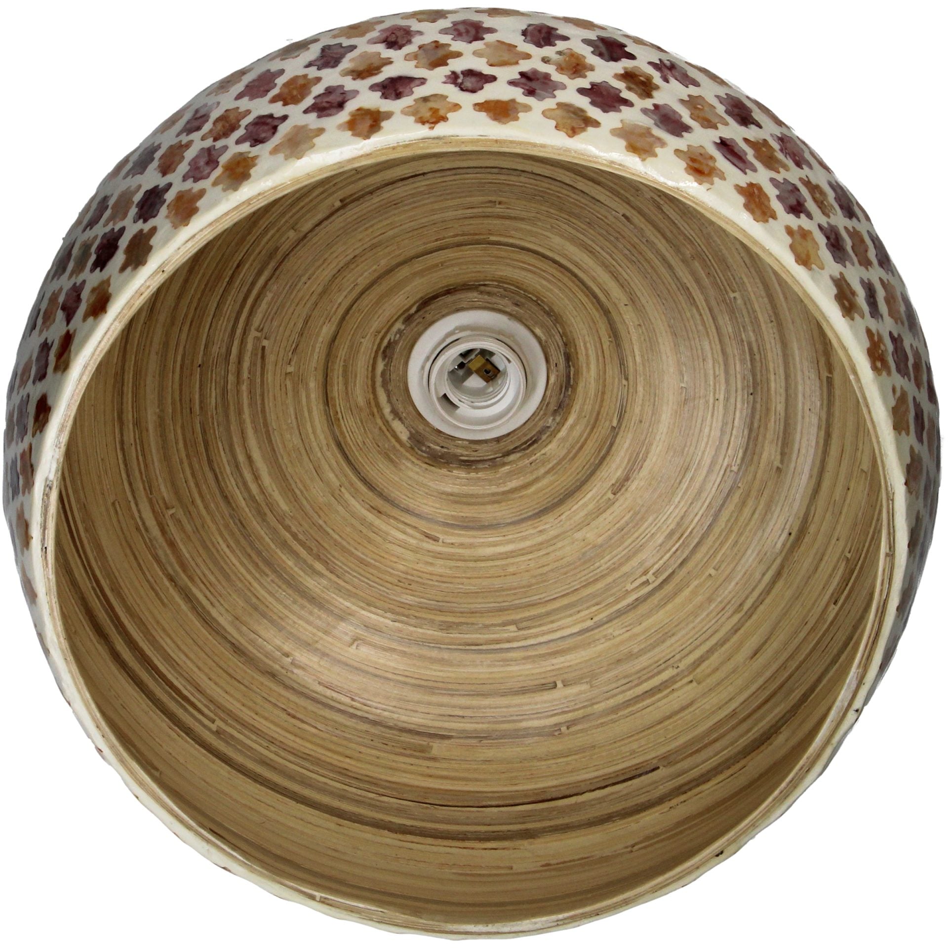 Lampshade Light Capiz Multi