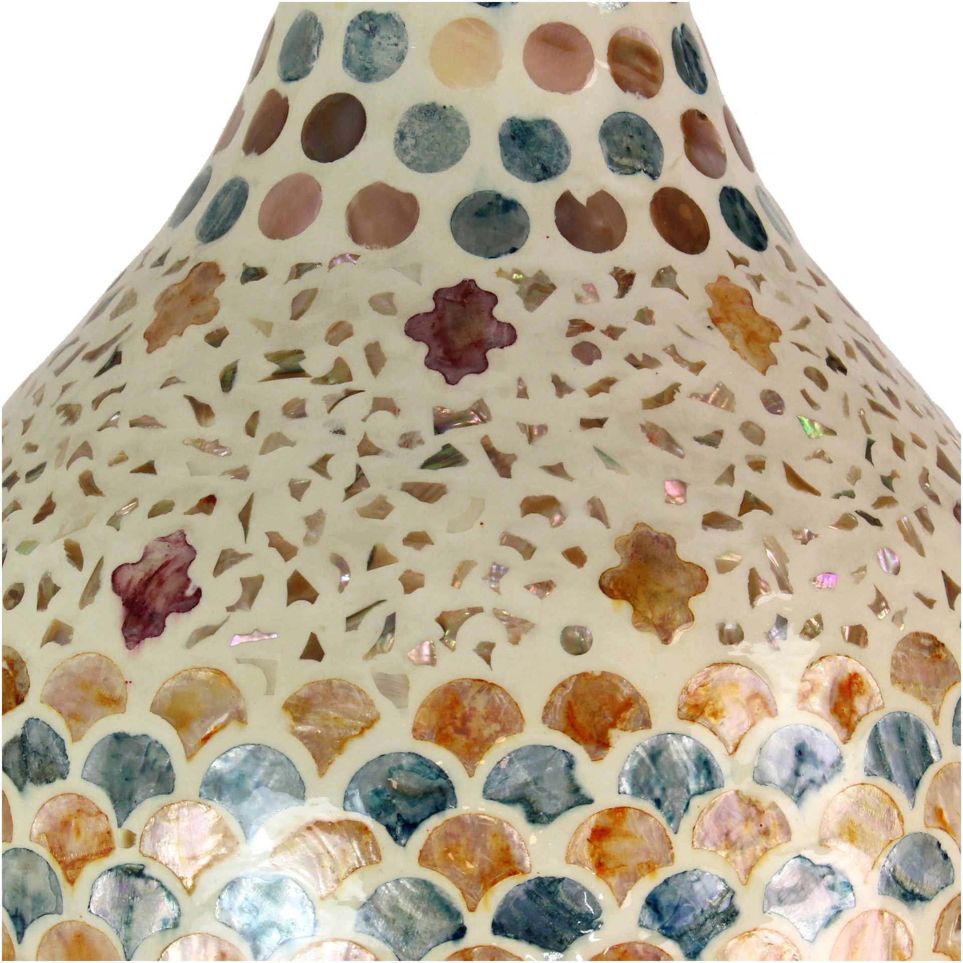 Lampshade Light Capiz Multi
