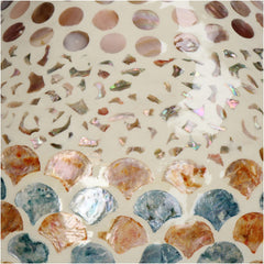 Lampshade Light Capiz Multi