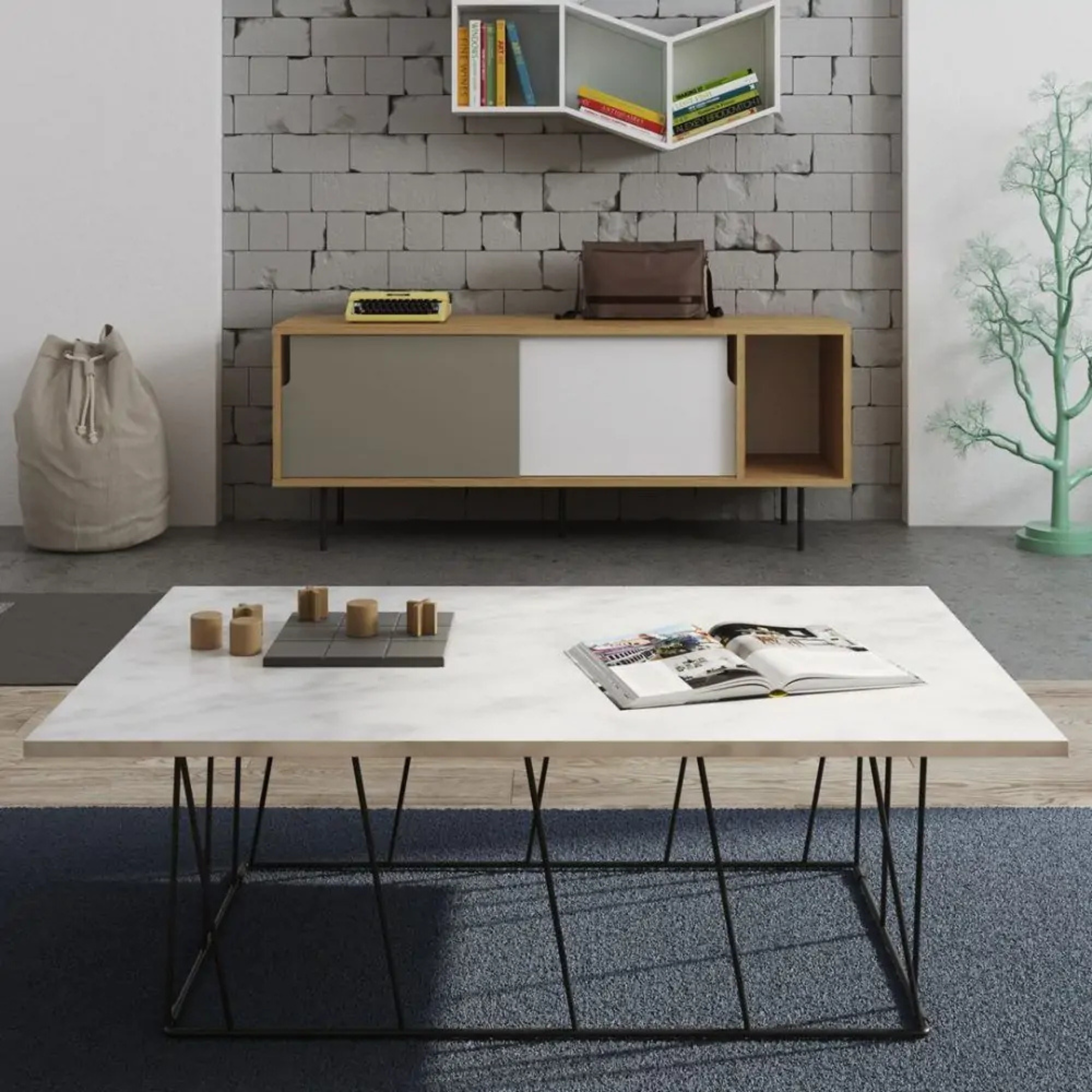 Helix Coffee Table Marble