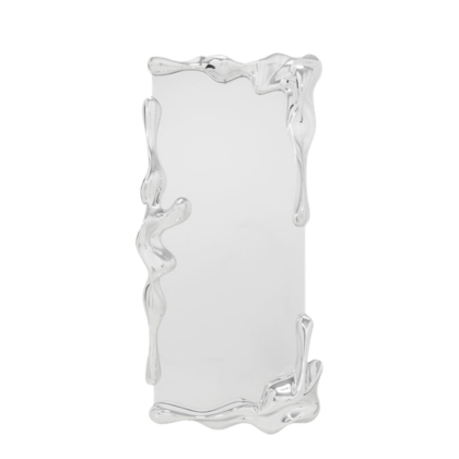 Floor Mirror Lava Silver